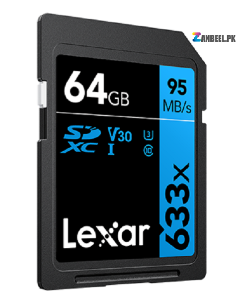 LEXAR 633X 95mbs SD CARD 64GB zanbeel.pk