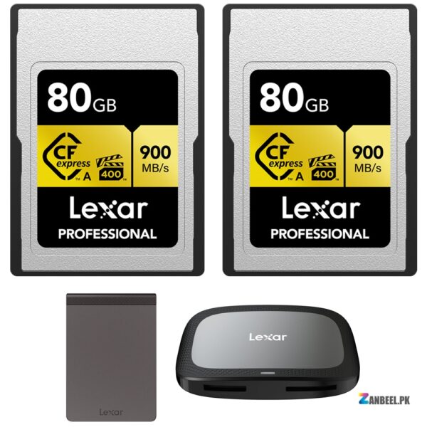 LEXAR 900MBs CF EXPRESS CARD TYPE A 80GB zanbeel.pk 1