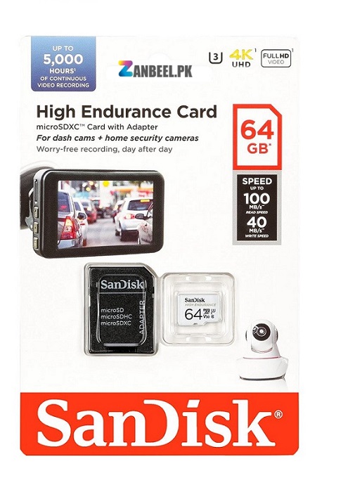 SanDisk Micro SDXC Card per Dash Cam Home Monitor zanbeel.pk 2