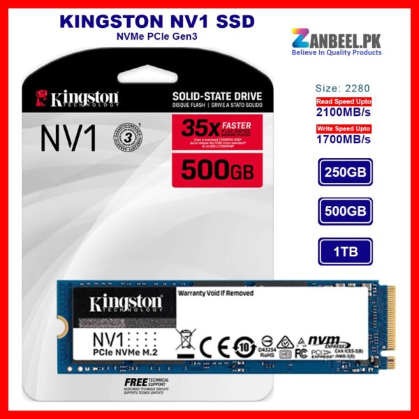 KINGSTON NV1 M.2 NVME SSD zanbeel.pk