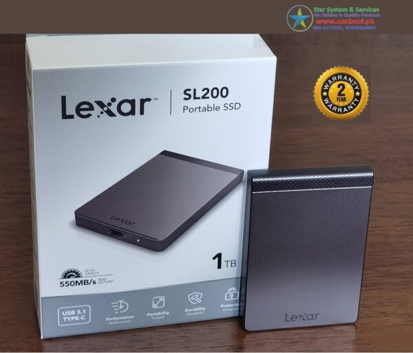 LEXAR SL200 550mbs PORTABLE SSD zanbeel.pk 1