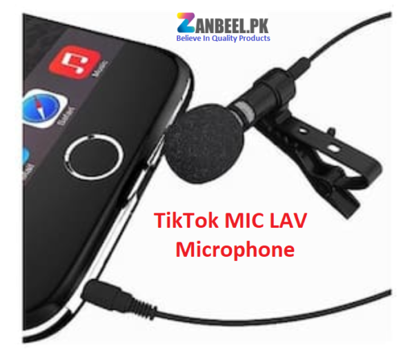 Tiktok Lavalier Microphone Mic zanbeel.pk