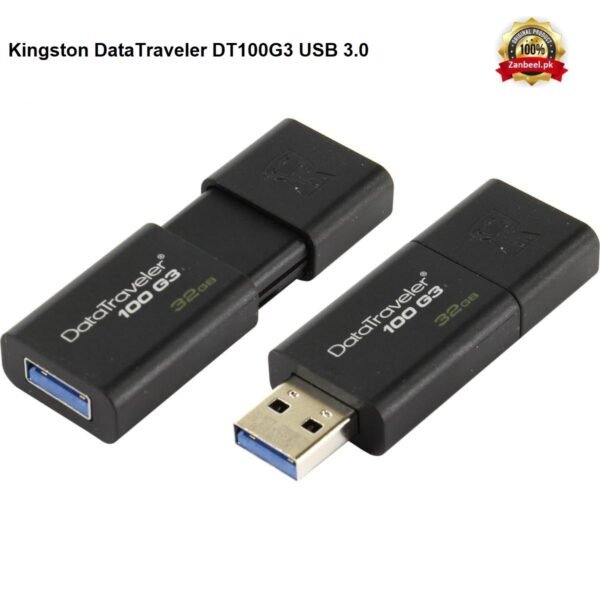 Kingston DataTraveler DT100G3 USB 3.0 Flash Drive – 32GB & 64GB