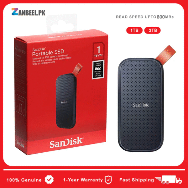 SanDisk E30 External SSD Up to 800MB/s Portable SSD
