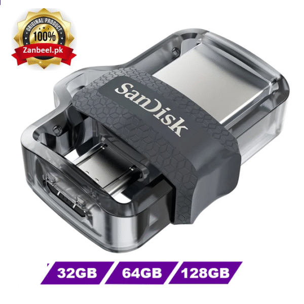 SanDisk Android OTG 3.0 USB Flash Drive – Dual Connector for Easy File Sharing