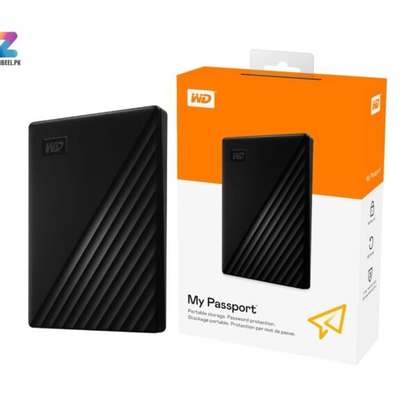 WD My Passport Portable External Hard Drive – Secure & Reliable Storage