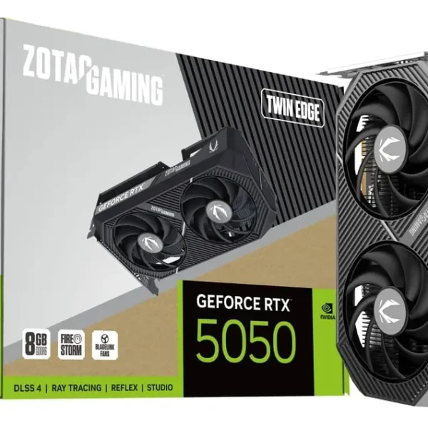 ZOTAC GAMING GeForce RTX 5050 Twin Edge 8GB – Compact High-Performance GPU