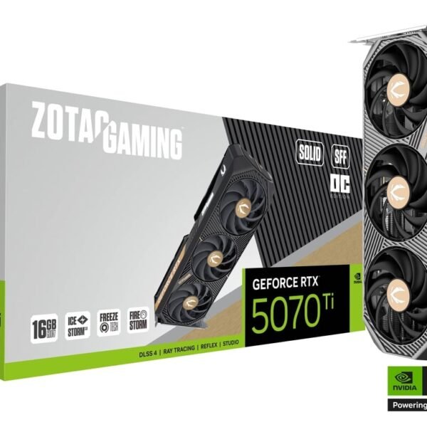 ZOTAC GAMING GeForce RTX 5070 Ti SOLID SFF 3-FAN OC