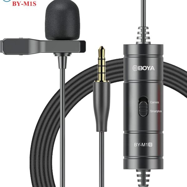 BOYA BY-M1S Omnidirectional Lapel Mic (Smartphone & Camera Modes) – Budget-Pro Audio