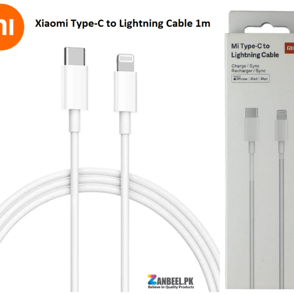 Xiaomi Mi Type-C to Lightning Cable (1m – White) – Original Fast Charging & Data Cable