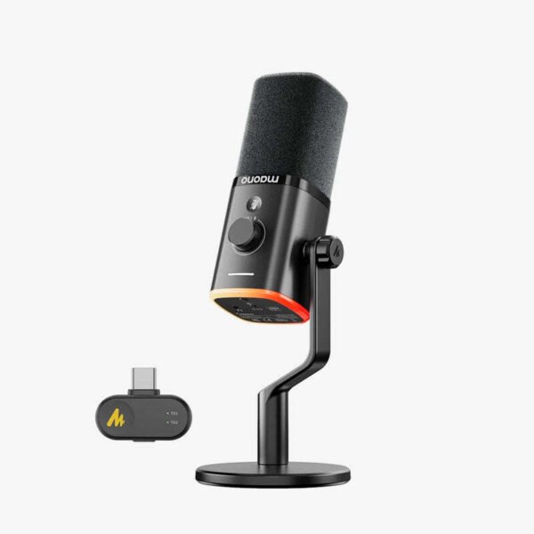 MAONO PD100W Wireless USB Microphone – Gaming & Streaming Mic