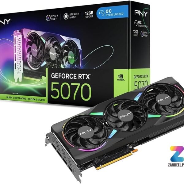 PNY GeForce RTX 5070 OC RGB 3 Fan Graphics Card Price in Pakistan | RGB Gaming GPU