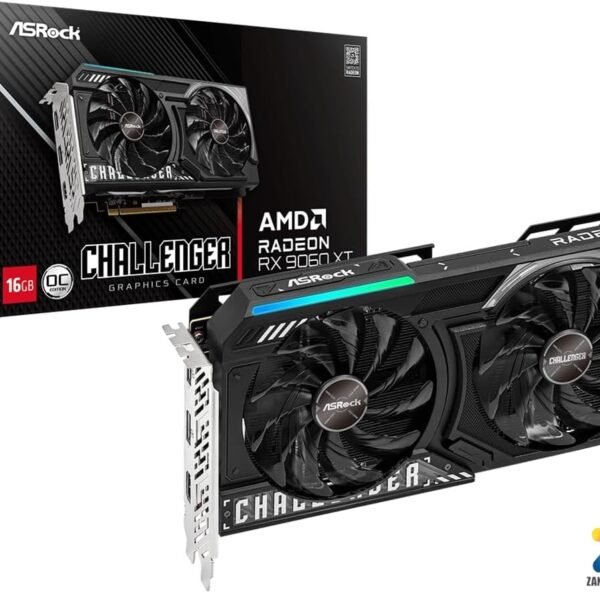 ASRock RX 9060 XT 16GB OC + CL-650B 650W Radeon Challenger Bronze PSU Gaming Value Bundle