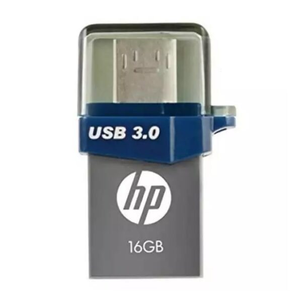 HP x790MUSB 16GB 3.0 Mini OTG Flash Drive – Compact High-Speed Dual Connector Storage