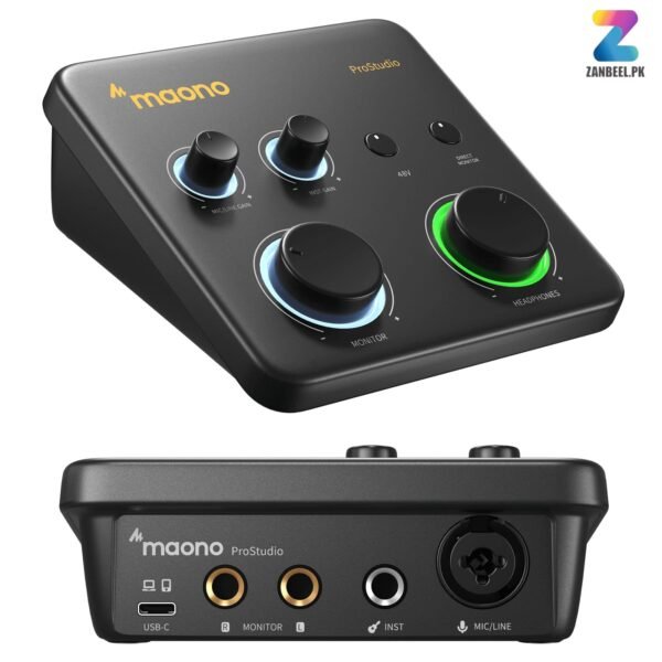 MAONO PS22 Lite Audio Interface Mixer – Studio Control in Your Hands