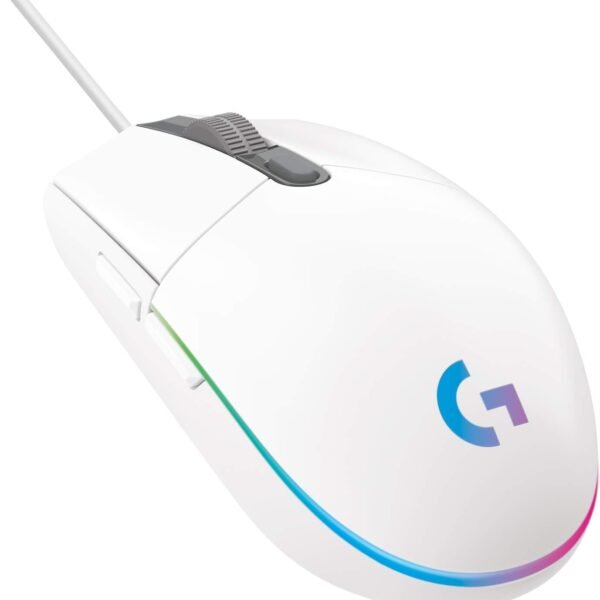 Logitech G102 LIGHTSYNC RGB 6-Button Gaming Mouse – White | High Performance Gaming Mouse