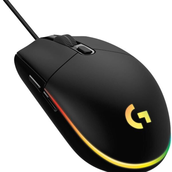 Logitech G102 RGB Gaming Mouse Black (8000 DPI) – 6 Button Wired Gaming Mouse