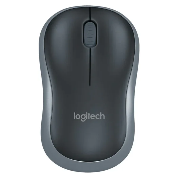 Logitech M185 Wireless Mouse Swift Grey – 2.4GHz USB Mini Receiver, 1000 DPI Optical Tracking