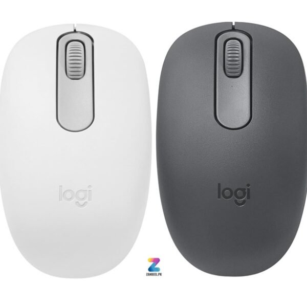 Logitech M196 Bluetooth Wireless Mouse Off White & & Grey – Compact Portable Mouse for Laptop, Tablet & PC