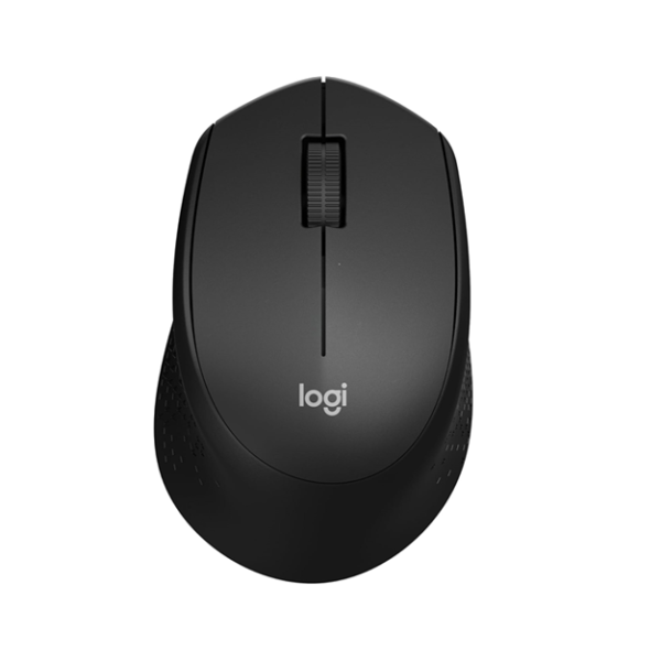 Logitech M330 Silent Wireless Mouse Black – Quiet 2.4GHz USB Mouse for PC & Laptop
