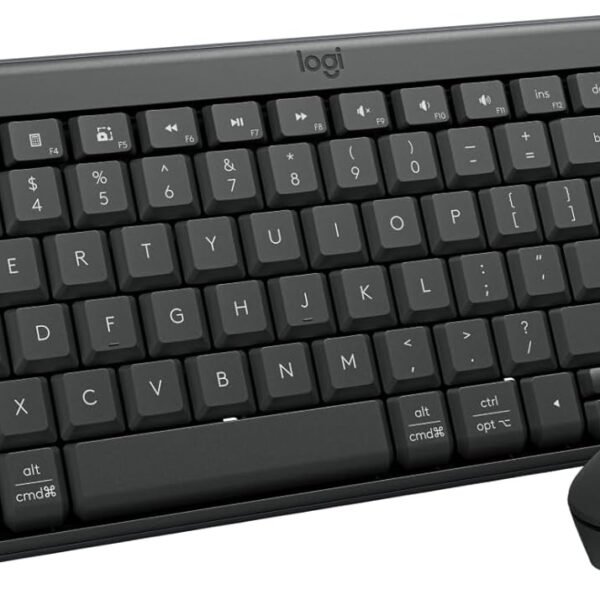 Logitech MK250 Bluetooth Wireless Keyboard and Mouse Combo – Compact Combo for Windows & macOS
