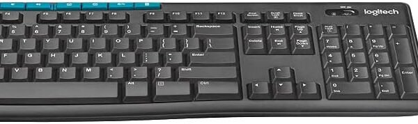 Logitech MK295 Silent Wireless Keyboard and Mouse Combo – Full-Size Quiet Combo Graphite