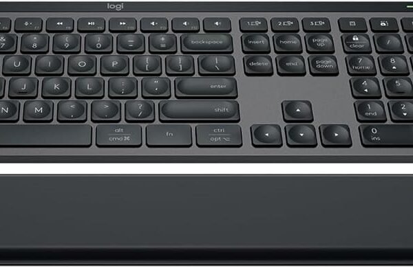 Logitech MX Keys S Combo – Wireless Keyboard & Mouse with Palm Rest for Windows