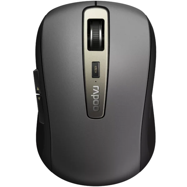 Rapoo M350 Silent Multi-Mode Wireless Mouse – Bluetooth & 2.4GHz Portable Mouse, Dark Grey