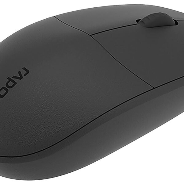 Rapoo N200 Wired Optical Mouse – USB Plug & Play Mouse, Black