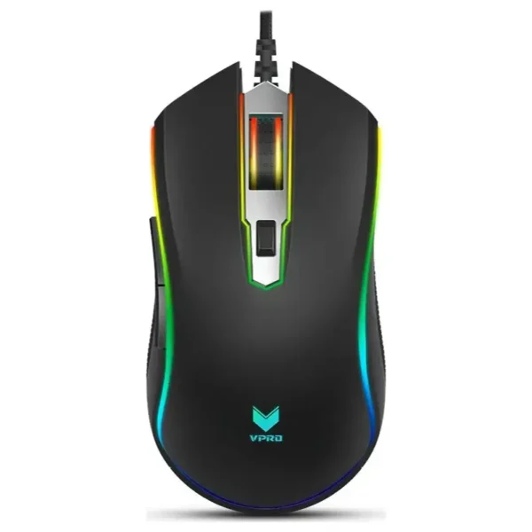 Rapoo V25S RGB Optical Gaming Mouse – Wired Gaming Mouse with 7000 DPI & Programmable Buttons