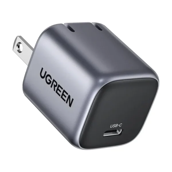 UGREEN 20W USB-C GaN Fast Charger (55527) – PD 3.0 Compact Wall Charger, US Plug, Black