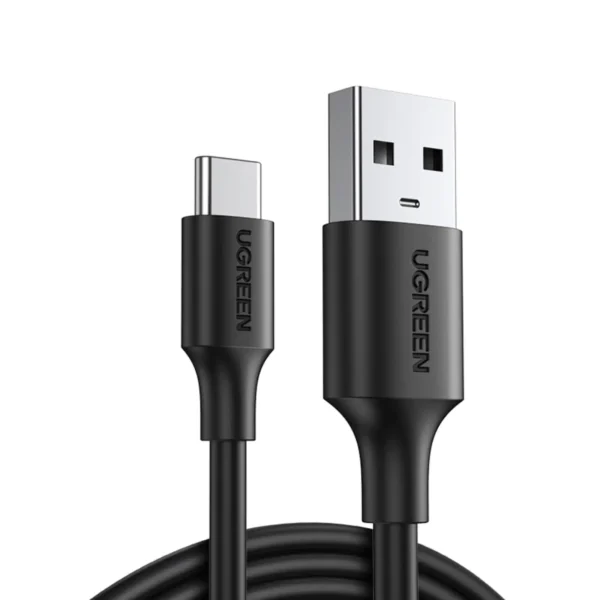 UGREEN US288 USB-A 2.0 to USB-C Cable Nickel Plating Aluminum 1m (Black)