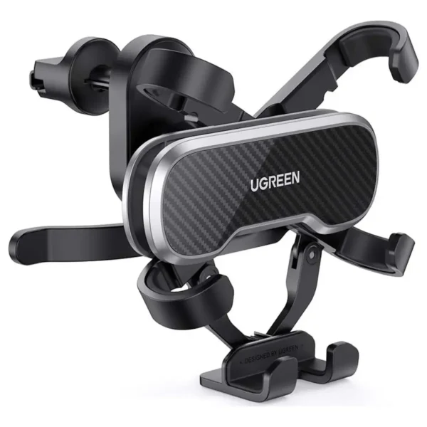 UGREEN Gravity Drive Air Vent Car Mount Phone Holder (80871) – Automatic Gravity Lock Car Phone Holder, Black