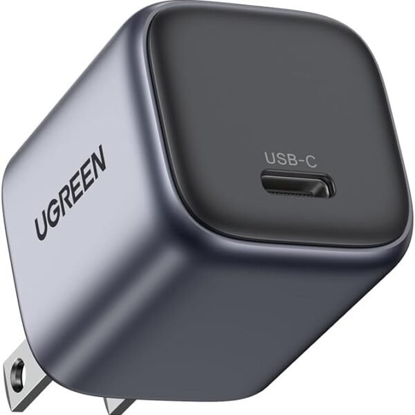 UGREEN 30W USB-C Charger (55530) – Nexode Foldable GaN PPS Fast Wall Charger for iPhone 17/16/15, Galaxy S26/S25, MacBook Air